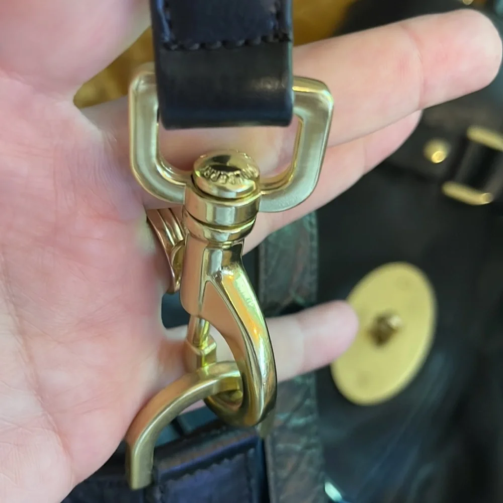 Mulberry Black Leather Satchel - Picture 9 of 12